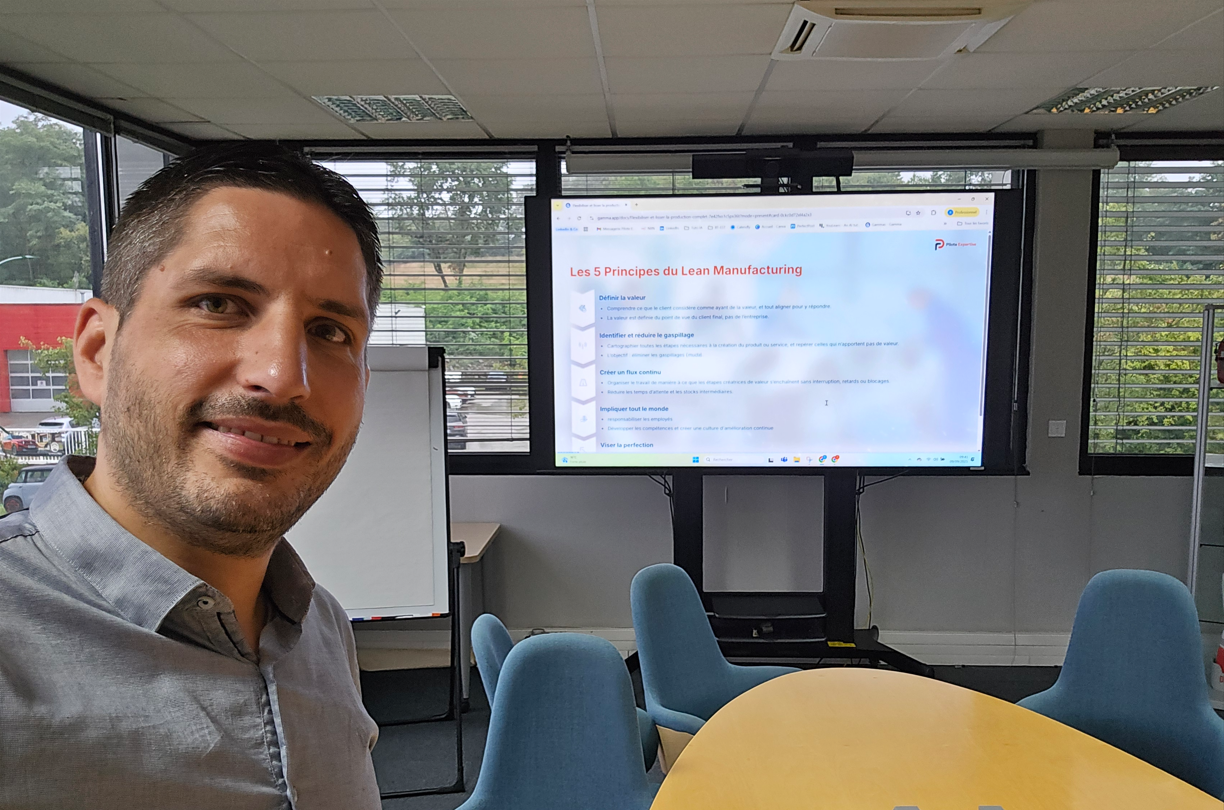 Formation Lean en salle - Diagramme spaghetti et cartographie des flux